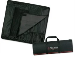 3 Claveles Knife Bag With 9 Knives + 1 Sharpening Steel From The DOMVS Series -Kitchen Knife Shop 3 claveles 10 piece knife bag domvs series 4