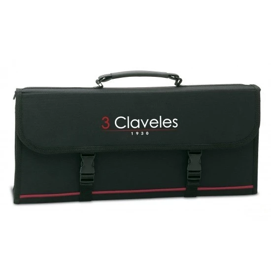 3 Claveles Empty Knife Bag With Space For 17 Kitchen Knives And Accessories 3 3 Claveles Empty Knife Bag With Space For 17 Kitchen Knives And Accessories