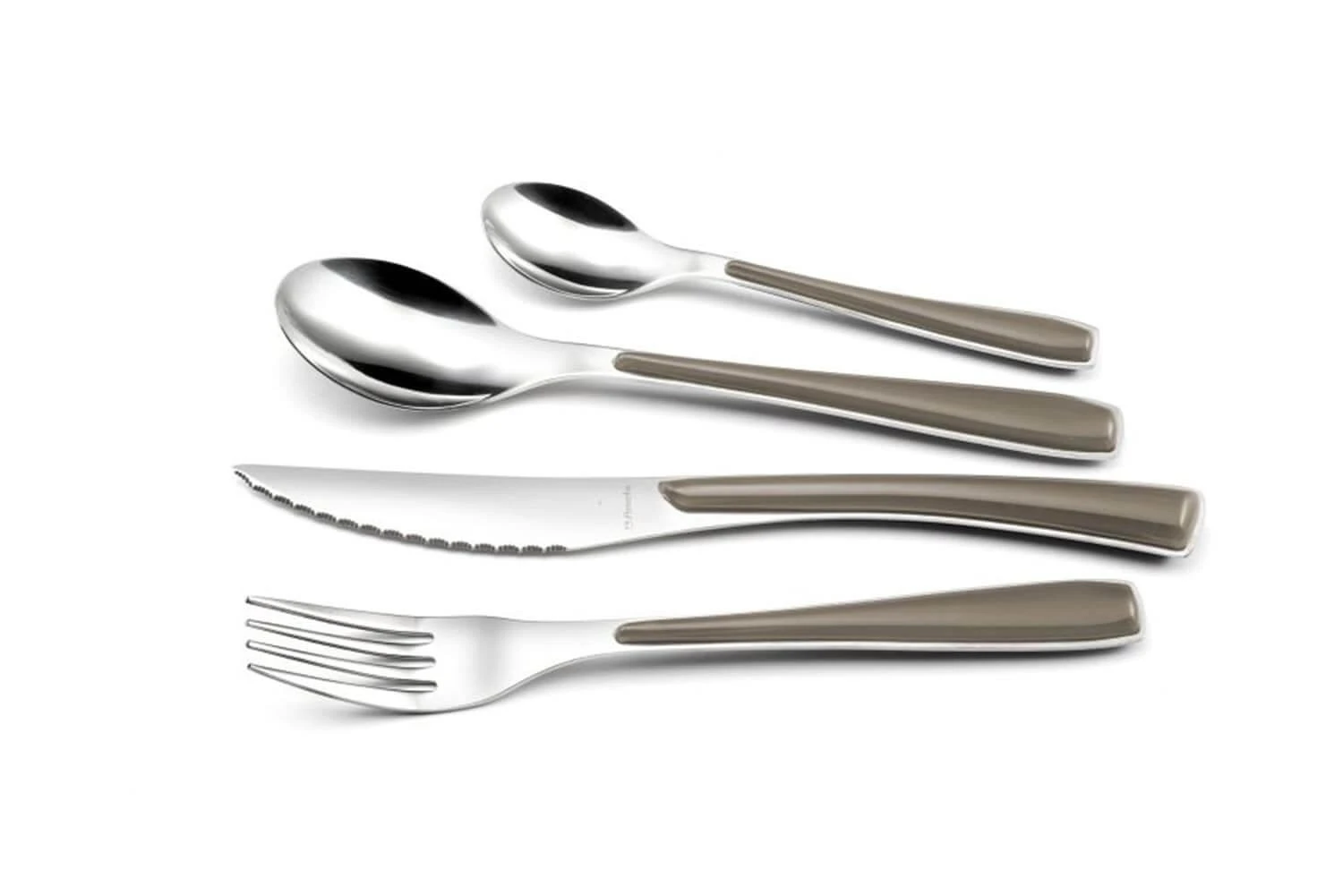 Amefa Zephyr 24-piece Cutlery Set - Taupe Colour 4 Amefa Zephyr 24-piece Cutlery Set - Taupe Colour - Image 2