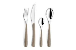 Amefa Zephyr 24-piece Cutlery Set - Taupe Colour