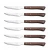 Arcos 6-piece Steak Knife Set With Wooden Handles And Serrated Edges -Kitchen Knife Shop arcos 6 piece steak knife wooden handles