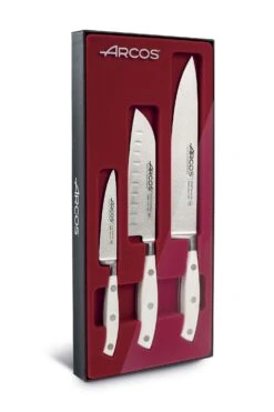 Arcos Riviera White 3-piece Kitchen Knife Set