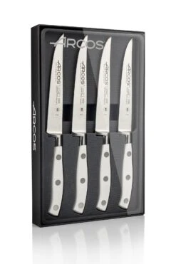 Arcos Riviera White 4-piece Steak Knife Set 13cm