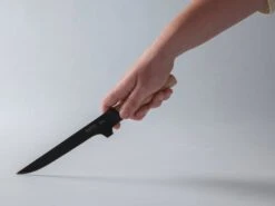 BergHOFF Ron Titan Ash Wood Boning Knife 15cm - Black Titanium Coating -Kitchen Knife Shop berghoff ron titan ash wood boning knife 15cm black titanium coating 3