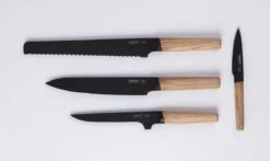 BergHOFF Ron Titan Ash Wood Carving Knife 19cm - Black Titanium Coating -Kitchen Knife Shop berghoff ron titan ash wood carving knife 19cm black titanium coating 4
