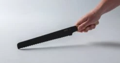 BergHOFF Ron Titan Ash Wood Bread Knife 23cm - Black Titanium Coating -Kitchen Knife Shop berghoff ron titan ashwood bread knife 23cm black titanium coating 2