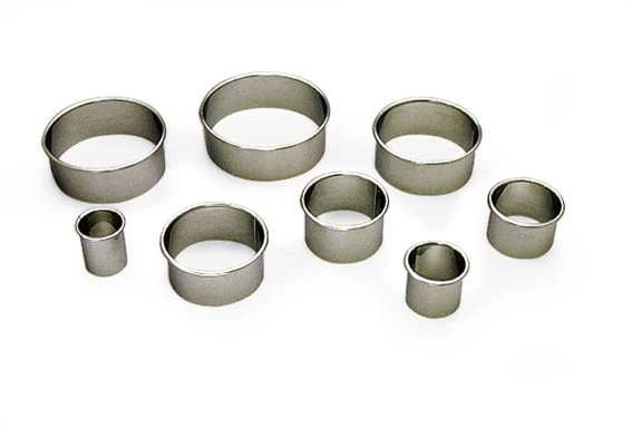 Fischer 8-piece Round Plain Cookie Cutter Set - Stainless Steel 3 Fischer 8-piece Round Plain Cookie Cutter Set - Stainless Steel