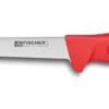FISCHER Professional Boning Knife 17cm With Red Handle -Kitchen Knife Shop fischer professional boning knife 17cm red handle