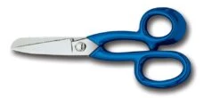FISCHER Professional Fish Shears Serrated Blade - Blue Handle