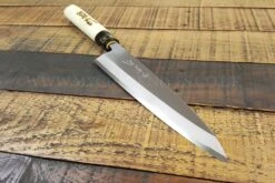 Jikko Tokusei Japanese Mioroshi Deba Knife 21cm Nihon Steel Blade, Magnolia Wood Handle -Kitchen Knife Shop jikko tokusei japanese mioroshi deba knife 21cm nihon steel blade magnolia handle 2