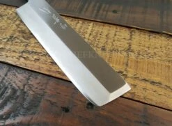 Jikko Tokusei Japanese Usuba Knife 16.5cm Nihon Steel Blade, Magnolia Wood Handle -Kitchen Knife Shop jikko tokusei japanese usuba knife 16cm nihon steel blade magnolia handle 4