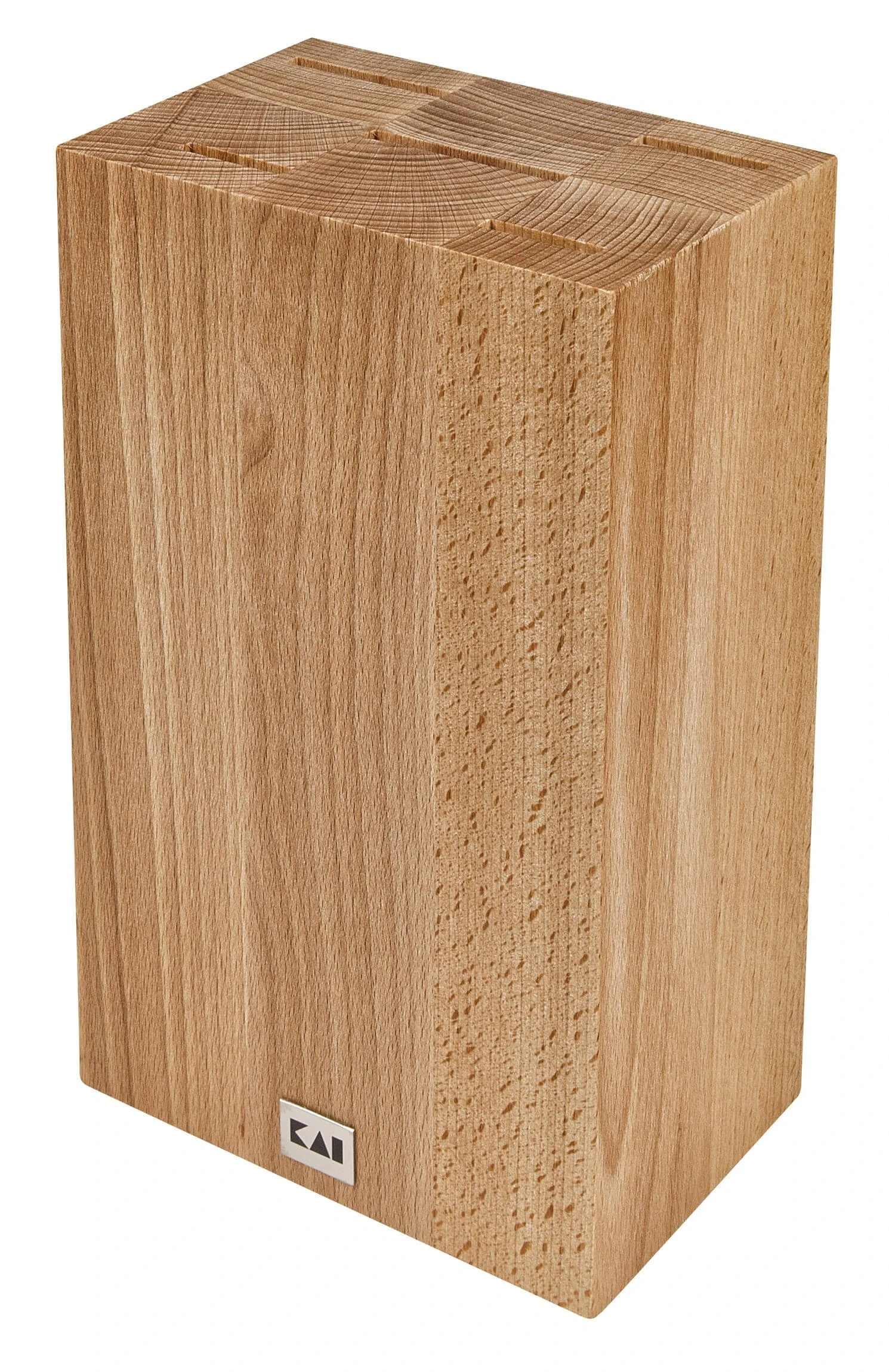 Kai Empty Knife Block For 5 Kitchen Knives - Made Of Beech Wood 3 Kai Empty Knife Block For 5 Kitchen Knives - Made Of Beech Wood