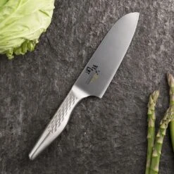 Kai Seki Shoso Japanese Santoku Knife -Kitchen Knife Shop kai seki magoroku shoso santoku knife 2