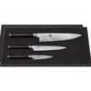 Kai Shun Classic 3-piece Knife Set With Damascus Blades 1 Kai Shun Classic 3-piece Knife Set With Damascus Blades -Kitchen Knife Shop kai shun classic 3 piece knife set damascus blades