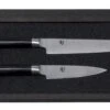 Kai Shun Classic 2-piece Knife Set: 1 Paring Knife & 1 Utility Knife -Kitchen Knife Shop kai shun classic knife set 1 paring knife 1 utility knife