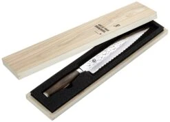 KAI Shun Premier Tim Mälzer Bread Knife Damascus Blade 23cm -Kitchen Knife Shop kai shun premier tim malzer bread knife 23cm 3