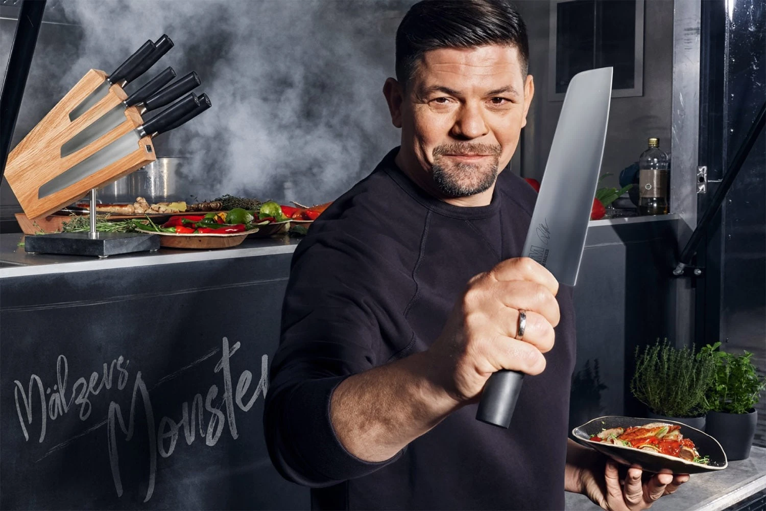 Kai Shun Tim Malzer Kamagata 3-piece Knife Set + Roll Bag 4 Kai Shun Tim Malzer Kamagata 3-piece Knife Set + Roll Bag - Image 2