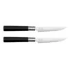 KAI Wasabi Black 2-piece Steak Knife Set -Kitchen Knife Shop kai wasabi black 2 piece steak knife set