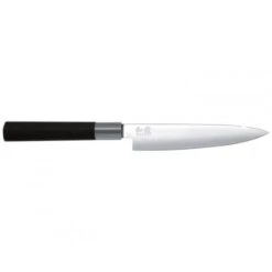 KAI Wasabi Black 3-piece Knife Set: 2 Utility Knives & 1 Santoku Knife -Kitchen Knife Shop kai wasabi black 3 piece knife set 2 utility knives 1 santoku knife 3