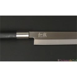 KAI Wasabi Black Yanagiba Knife 24cm 9 KAI Wasabi Black Yanagiba Knife 24cm -Kitchen Knife Shop kai wasabi black yanagiba knife 24cm 3