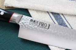 Kanetsugu Pro-J Chef Knife Hammered Blade 20cm -Kitchen Knife Shop kanetsugu pro j chef knife hammered blade 20cm 4