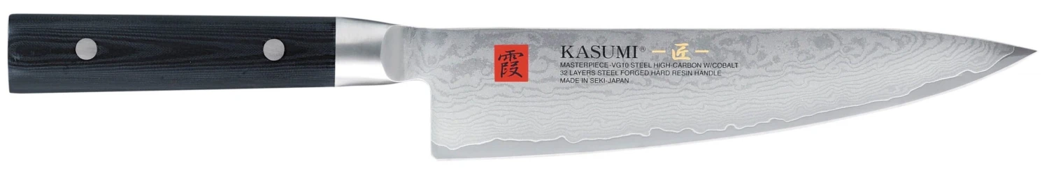 Kasumi Masterpiece Japanese Chef Knife Damascus Steel Blade 20cm 3 Kasumi Masterpiece Japanese Chef Knife Damascus Steel Blade 20cm