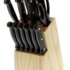 Pradel Excellence 17-piece Knife Block Set - Riveted Handles -Kitchen Knife Shop pradel excellence 17 piece knife block set riveted handles