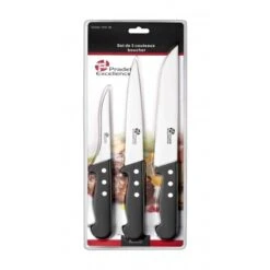 Pradel Excellence 3-piece Butcher Knife Set - Triple-riveted Handles -Kitchen Knife Shop pradel excellence 3 piece butcher knife set triple riveted handles 1