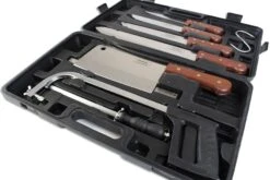 Pradel Excellence Butcher Knife Case With 8 Knives And Accessories -Kitchen Knife Shop pradel excellence 8 piece butcher knife case 2