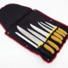Pradel Excellence Butcher's Knife Bag With 6 Knives + 1 Sharpening Steel 1 Pradel Excellence Butcher's Knife Bag With 6 Knives + 1 Sharpening Steel -Kitchen Knife Shop pradel excellence butcher knife bag 6 knives 1 sharpening steel