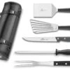 Sabatier And 32 Dumas Special BBQ 5-piece Tool Set With Roll Bag -Kitchen Knife Shop sabatier 32 dumas special bbq 5 piece tool set roll bag