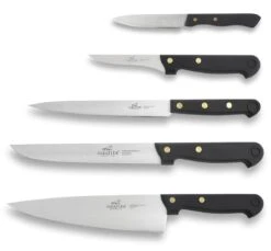 SABATIER 5-piece Kitchen Knife Bag - Stainless Steel Blades And POM Handles 11 SABATIER 5-piece Kitchen Knife Bag - Stainless Steel Blades And POM Handles -Kitchen Knife Shop sabatier 5 piece kitchen knife bag stainless steel blades pom handles 2