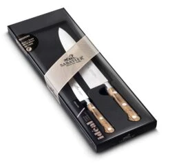Sabatier Provençao 2-piece Knife Set 100% Forged Blades, Olive Wood Handles