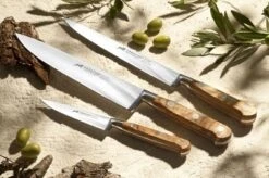Sabatier Provençao Chef Knife 100% Forged Blade 15cm - Olive Wood Handle -Kitchen Knife Shop sabatier provencao chef knife forged blade 15cm olive wood handle 1