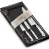 Sabatier Toque Blanche 3-piece Knife Set 100% Forged -Kitchen Knife Shop sabatier toque blanche 3 piece knife set