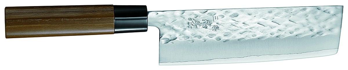 Tadafusa Hammer Ton Nakiri Knife SLD Steel Blade 16.5cm