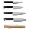 Tojiro DP Eco Set Of 4 Japanese Kitchen Knives + Roll Bag 2 Tojiro DP Eco Set Of 4 Japanese Kitchen Knives + Roll Bag -Kitchen Knife Shop tojiro dp eco set 4 japanese knives roll bag