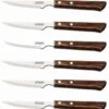 Tramontina 6-piece Steak Knife Set - Brown Handles And Serrated Blades 1 Tramontina 6-piece Steak Knife Set - Brown Handles And Serrated Blades -Kitchen Knife Shop tramontina 6 piece steak knife set brown handles serrated blades