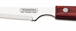 Tramontina Set Of 12 Steak Knives 10cm With Red Handles -Kitchen Knife Shop tramontina set 12 steak knives 13cm red handles 2