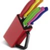 Victorinox Knife Block With 6 Steak Knives 12cm - Multicolour Handles