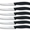 Victorinox SwissClassic 6-piece Steak Knife Set - Black Handles -Kitchen Knife Shop victorinox swissclassic 6 piece table knife set black handles