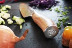 Wusaki Damas VG10 Chef Knife 20cm Olive Wood Handle -Kitchen Knife Shop wusaki damas vg10 chef knife 20cm olive wood handle 5