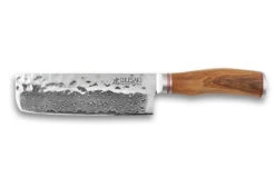 Wusaki Damas VG10 Nakiri Knife 17cm Olive Wood Handle