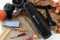 Wusaki Damas VG10 Set With 5 Kitchen Knives + 1 Roll Bag -Kitchen Knife Shop wusaki damas vg10 set 5 kitchen knives 1 roll bag 13