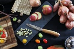 Wusaki Damas VG10 Set With 5 Kitchen Knives + 1 Roll Bag -Kitchen Knife Shop wusaki damas vg10 set 5 kitchen knives 1 roll bag 5