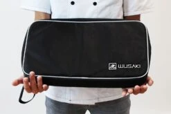 Wusaki Empty Bag For 21 Kitchen Knives And Utensils + 1 Large Storage Pocket -Kitchen Knife Shop wusaki empty bag 21 kitchen knives utensils 1 storage pocket 2
