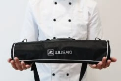 Wusaki Empty Roll Bag For 9 Kitchen Knives And Utensils + 2 Storage Pockets -Kitchen Knife Shop wusaki empty roll bag 9 kitchen knives utensils 2 storage pockets 3
