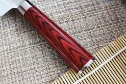 Wusaki Pakka X50 Santoku Knife 17cm Pakkawood Handle -Kitchen Knife Shop wusaki pakka x50 santoku knife 17cm pakkawood handle 5
