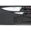 Wusthof Classic 2-piece Knife Set + Manual Sharpener - Limited Edition -Kitchen Knife Shop wusthof classic 2 piece knife set manual sharpener limited edition christmas 2016