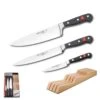 Wusthof Classic 3-piece Knife Set With An In-drawer Knife Storage Tray